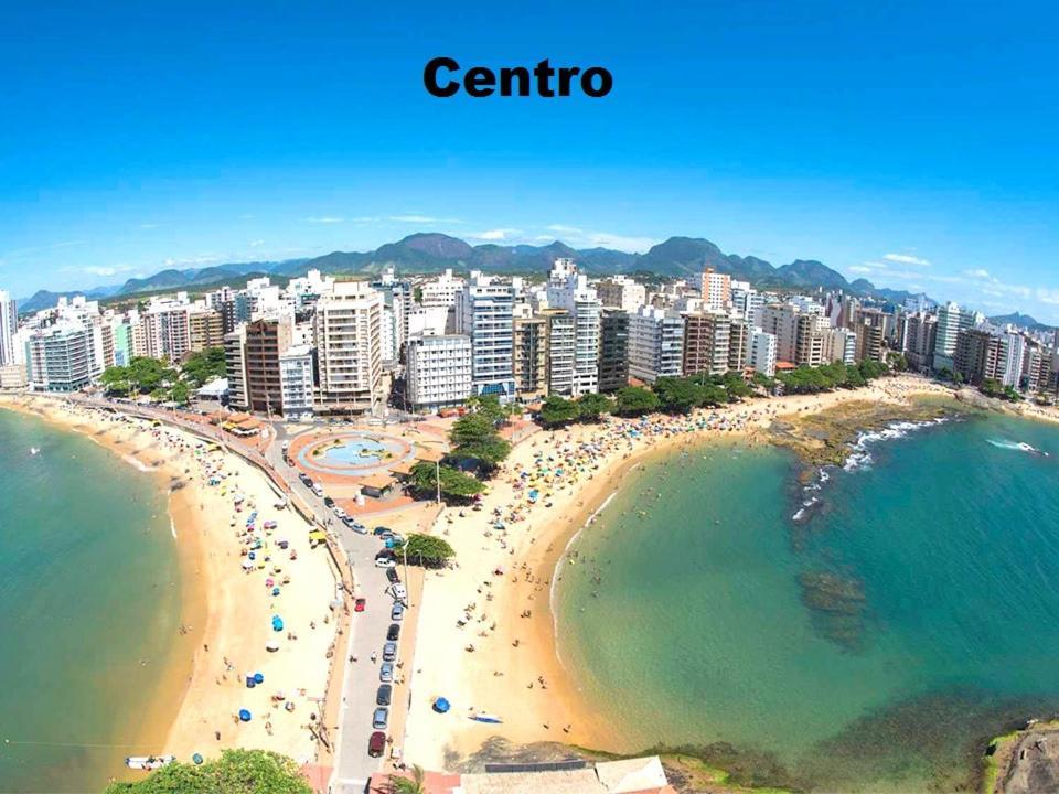 Apartamento Vista Mar 209 - 2 Quartos - Praia Do Morro - Predio Frente Mar - Varanda Com Vista Mar - Elevador - Atravessou A Avenida, Ja Esta Na Praia - Com Garagem - Internet Гуарапари Экстерьер фото